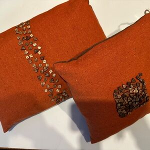 Set of 2 Square Nest Decorative Pillows